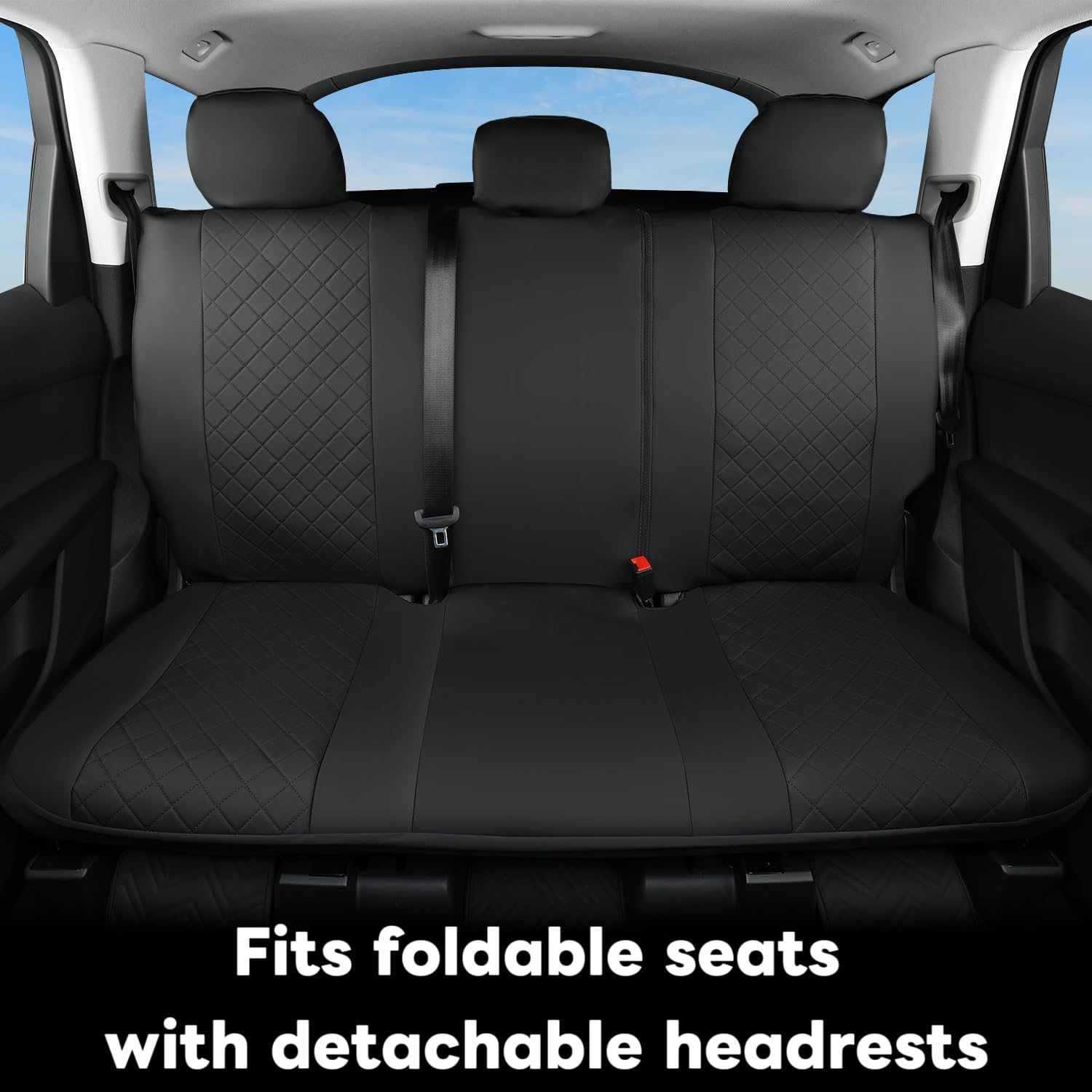 Amazon.com: GIANT PANDA Rear Bench Seat Cover for Toyota RAV4
